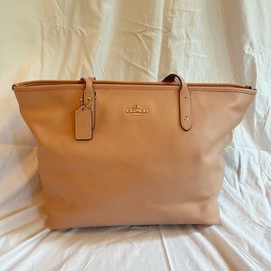 Blush Pink Coach Tote